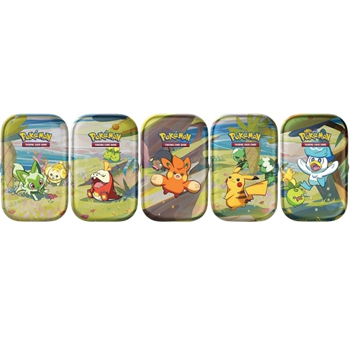 Spring Paldea Friends - mini tin - Pokemon kort (1 af hver 5 stk. i alt)